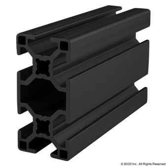 30-3060-Black-FB | T Slotted Aluminum Profiles | CPI Automation - Image 1
