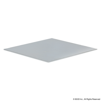 2453 | Solid Aluminum Plate: .125" Thick - Image 1