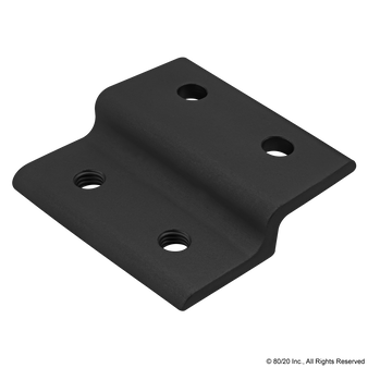 25-2497-Black | 25 Series Single Arm Wide Panel Retainer - Image 1