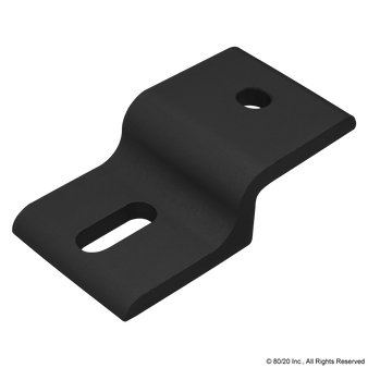 40-2432-Black | 40 Series Single Arm Narrow Mesh Retainer - Image 1