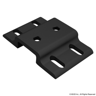 2523-Black | 10 Series Double Arm Wide Mesh Retainer - Image 1