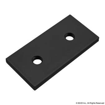 25-2495-Black | 25 Series Wide Backing Plate - Image 1