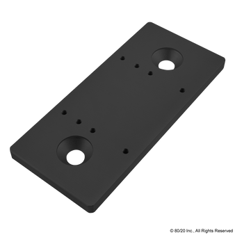40-2121-Black | 40 Series Grabber™ Door Catch Mounting Plate - Image 1