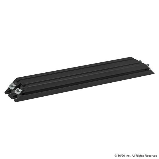 40-2550-Black | 40-4080-Black 45 Degree Support, 480mm Long - Image 1