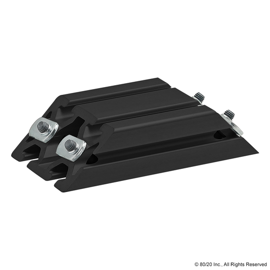 40-2530-Black | 40-4080-Black 45 Degree Support, 160mm Long - Image 1