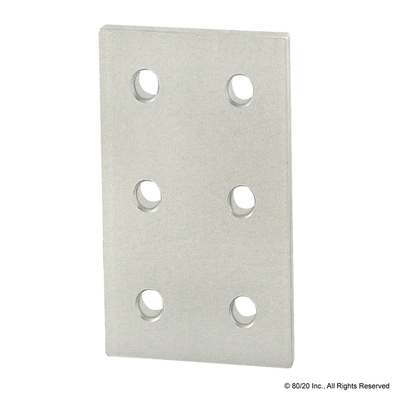 4166 | 10 Series 6 Hole - Rectangular Flat Plate - Image 1