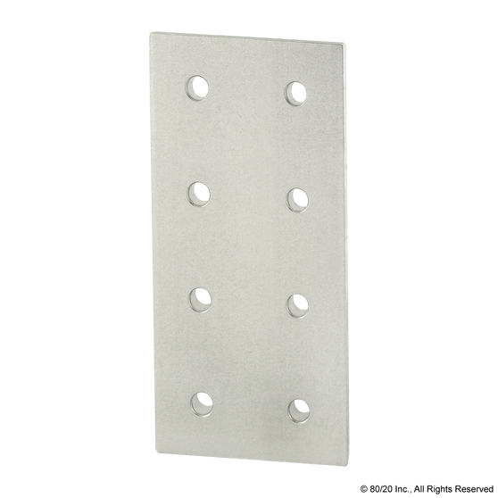 45-4365 | 45 Series 8 Hole - Rectangular Flat Plate - Image 1