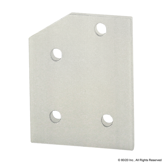 40-4331 | 40 Series 4 Hole - 30 Degree Angled Flat Plate - Image 1