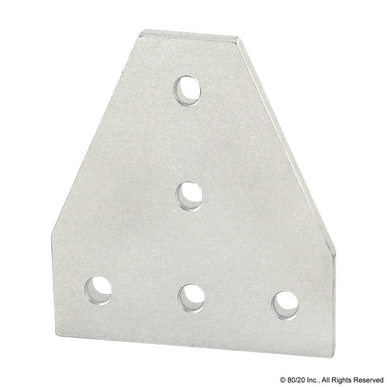 4140 | 10 Series 5 Hole - Tee Flat Plate - Image 1