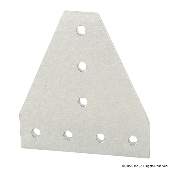25-4112 | 25 Series 7 Hole - Tee Flat Plate - Image 1