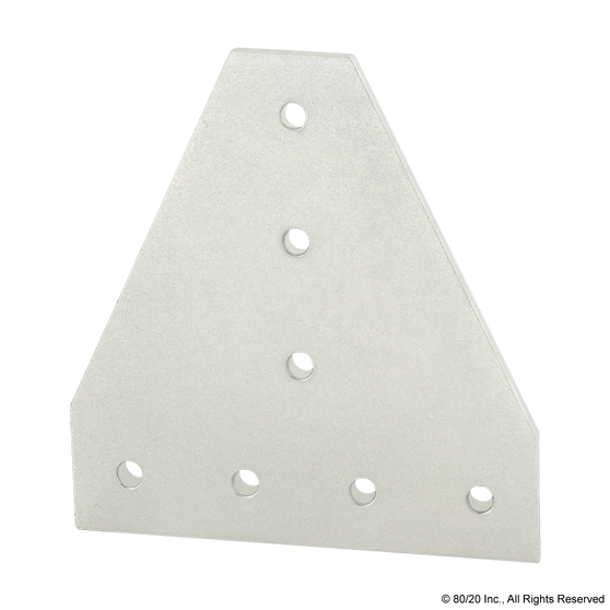 40-4312 | 40 Series 7 Hole - Tee Flat Plate - Image 1