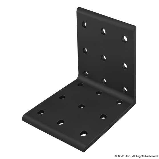 4417-Black | 15 Series 18 Hole - Inside Corner Bracket - Image 1