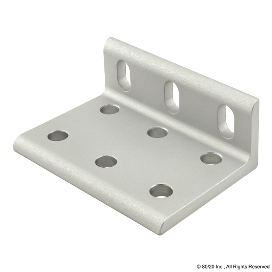 4251 | 10 Series 9 Hole - Wide Slotted Inside Corner Bracket - Image 1