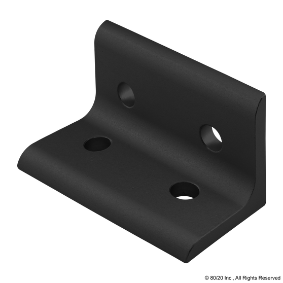 4303-Black | 15 Series 4 Hole - Wide Inside Corner Bracket - Image 1