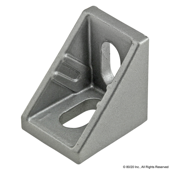 14052 | 20 Series 2 Hole - 20mm Slotted Inside Corner Bracket with Dual Support - Image 1