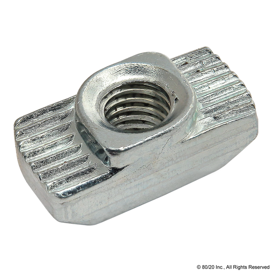 3932 | 15 & 40 Series 10-32 Standard Drop-in T-Nut - Image 1