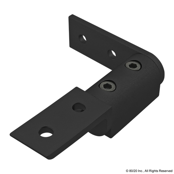 4159-Black | 10 Series Universal Standard Structural Pivot Assembly with Straight and "L" Arm - Image 1