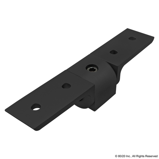 4408-Black | 15 Series 90 Degree Right Angle Structural Pivot Assembly with Dual "L" Arms - Image 1