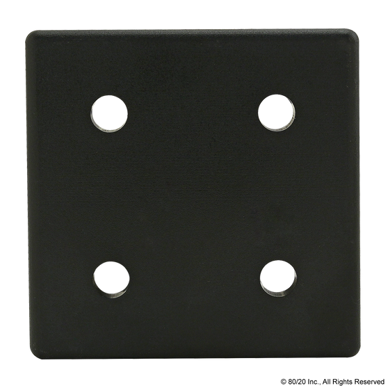 40-2050-Plain | 40 Series End Cap with Push-In Fastener - Image 1