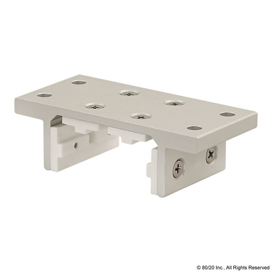 6723 | 10 Series 4 Slot Mount - Double Flange Short Standard Linear Bearing - Image 1