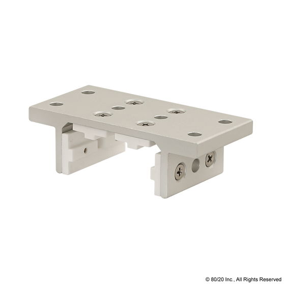 6423 | 10 Series 4 Slot Mount - Double Flange Short Standard Linear Bearing with Brake Holes - Image 1