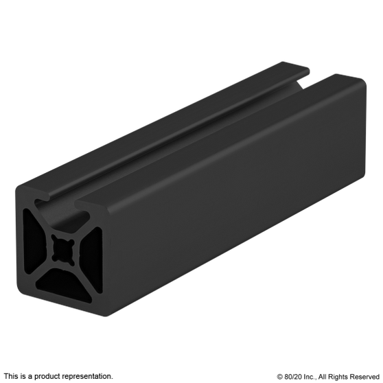 1001-S-Black-FB | T Slotted Aluminum Profiles | CPI Automation - Image 1