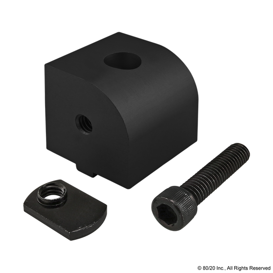 40-4426-Black | 40 Series 90 Degree Dynamic Right Angle Pivot Nub - Image 1