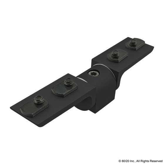 4322-Black | 15 Series Standard 90 Degree Dynamic Pivot Assembly with Dual "L" Arms - Image 1