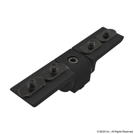 4031-Black | 10 Series Right Angle 0 Degree Dynamic Pivot Assembly with Dual "L" Arms - Image 1