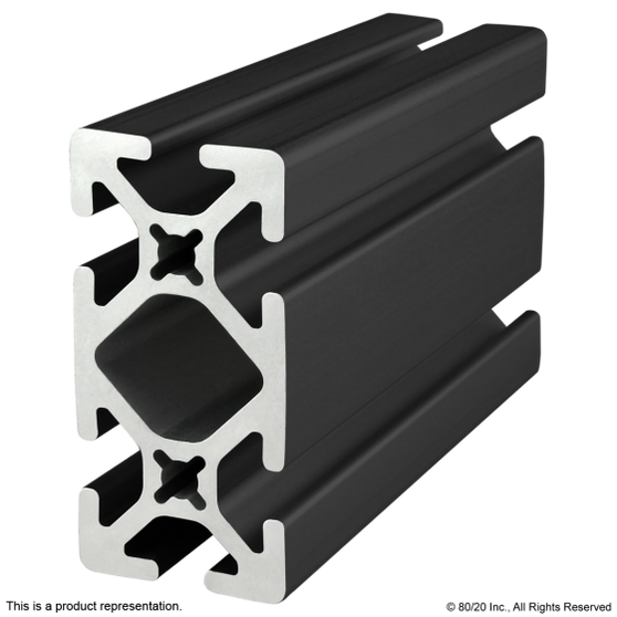 1530-S-Black | T Slotted Aluminum Profiles | CPI Automation - Image 1