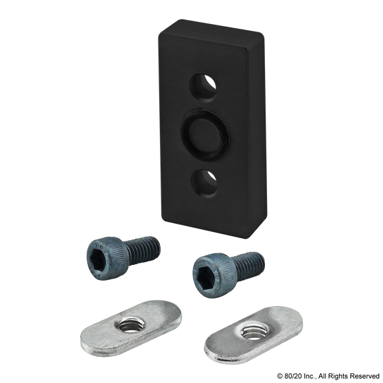 25-2451-Black | 25 Series Pressure Manifold Tap Ready Access Plate - Image 1