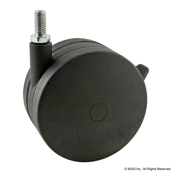 2296 | Furniture Style Caster: 1/2-13 x 1" - Image 1