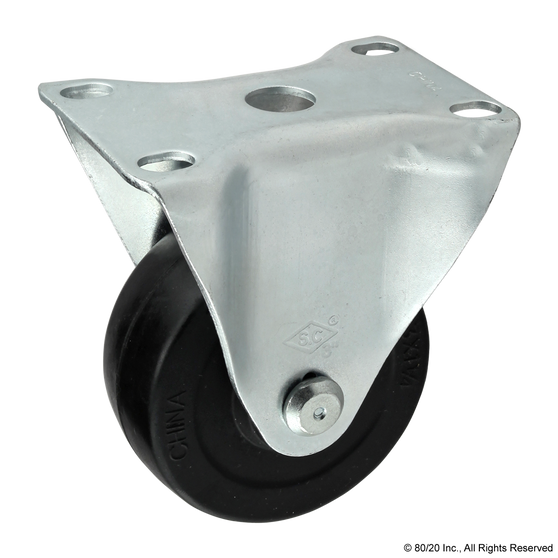2311 | 10 & 15 Series Flange Mount Rigid Caster - Image 1