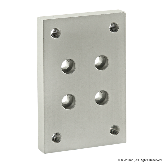 2418 | 10 Series Flange Mount Caster Base Plate - Image 1