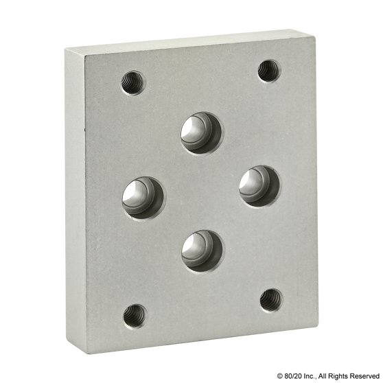 2426 | 15 Series Flange Mount Caster Base Plate - Image 1