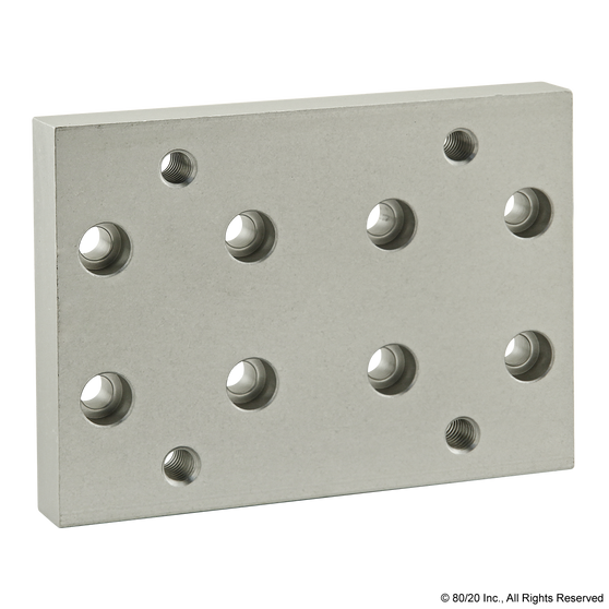 2147 | 15 Series Heavy-Duty Flange Mount Caster Base Plate - Image 1