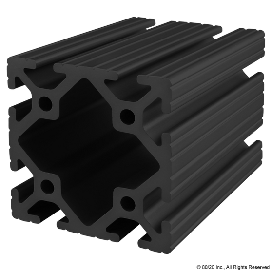 3030-Black-FB | T Slotted Aluminum Profiles | CPI Automation - Image 1