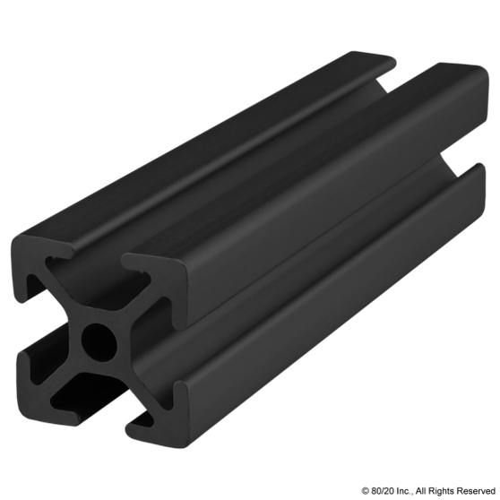 25-2525-Black-FB | T Slotted Aluminum Profiles | CPI Automation - Image 1