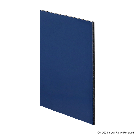 2633 | Lite Aluminum Composite Panel: .236" Thick, Blue - Image 1