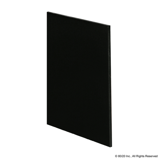 2606 | Acrylic Panel: .177" Thick, Black - Image 1