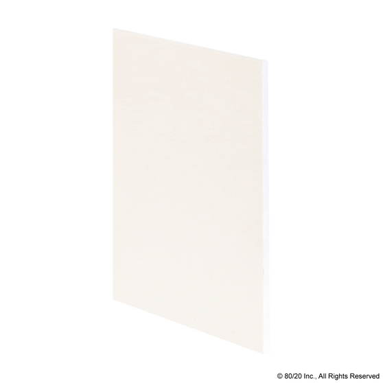2616 | Expanded PVC Panel: .118" Thick, White - Image 1