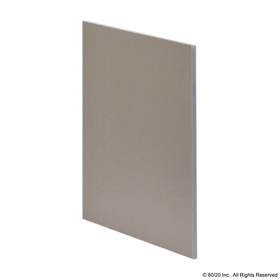 2623 | Expanded PVC Panel: .236" Thick, Gray - Image 1