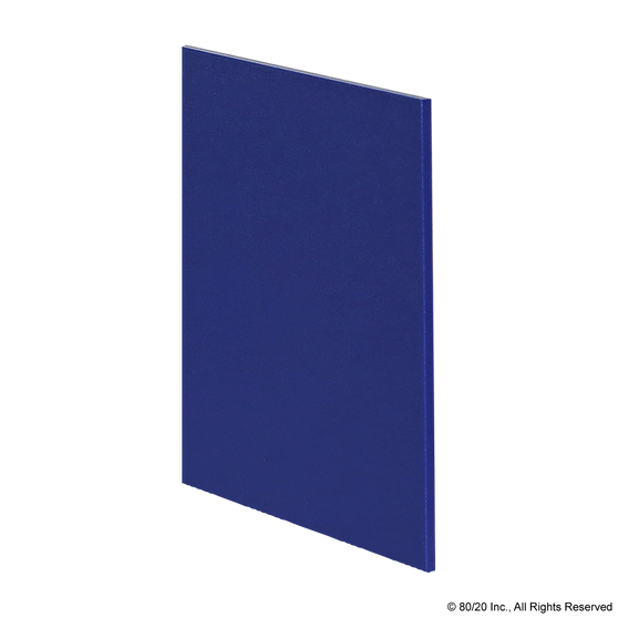2667 | HDPE Panel: .177" Thick, Blue - Image 1