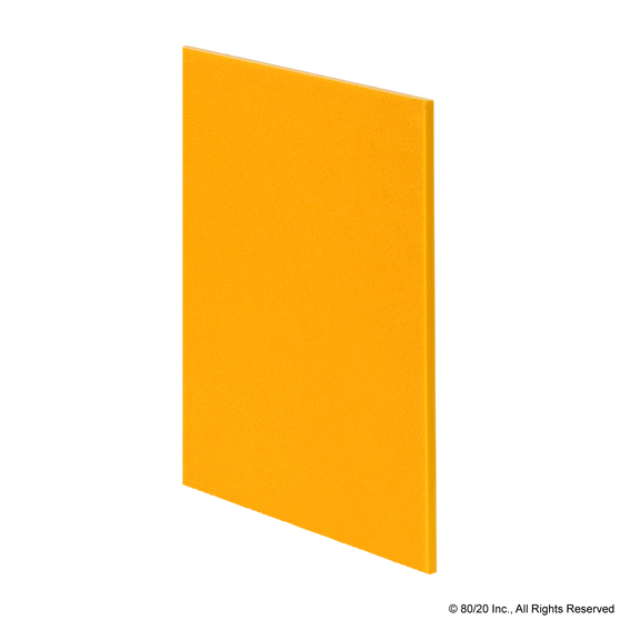 65-2657 | HDPE Panel: 6mm Thick, Yellow - Image 1