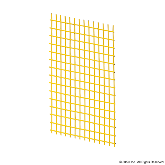 2461 | Wire Mesh Panel: .137" Thick, Yellow - Image 1