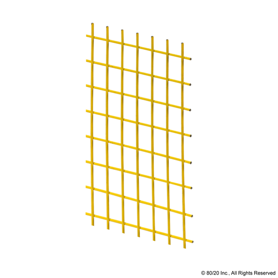 65-2471 | Wire Mesh Panel: 5.10mm Thick, Yellow - Image 1