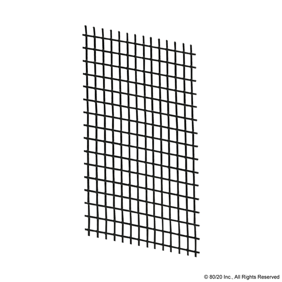 65-2464 | Wire Mesh Panel: 3.50mm Thick, Black - Image 1