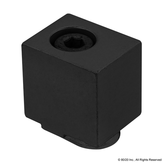 65-2054-Black | 25 & 40 Series Detent Hinge Stopper - Image 1