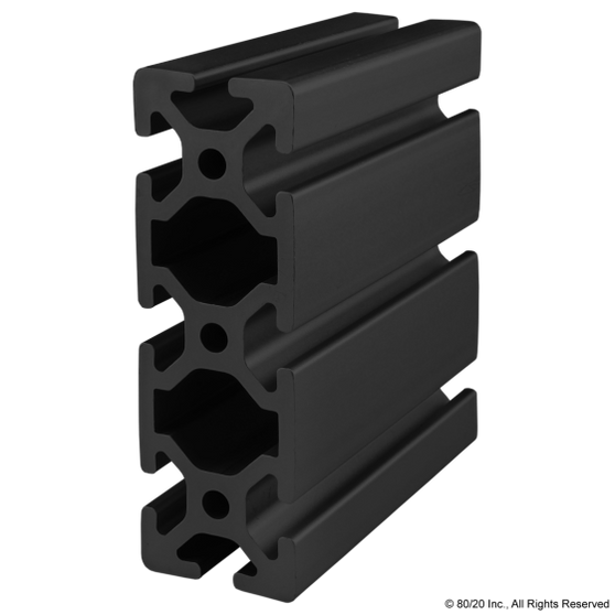 40-4012-Black-FB | T Slotted Aluminum Profiles | CPI Automation - Image 1