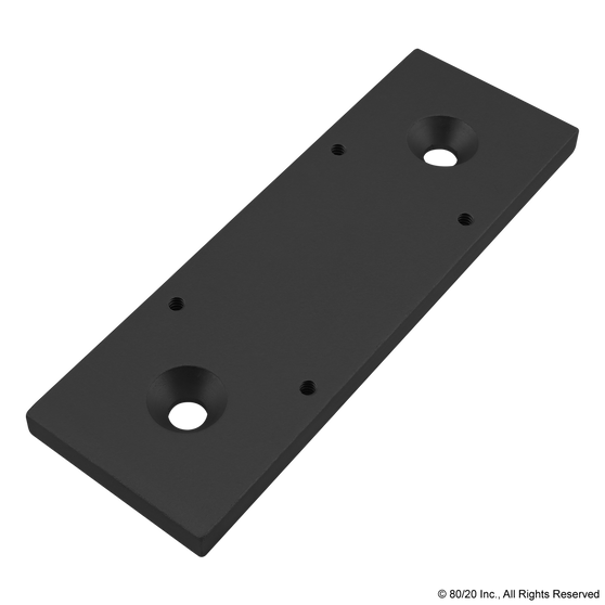 25-2122-Black | 25 Series Grabber™ Door Catch Mounting Plate - Image 1